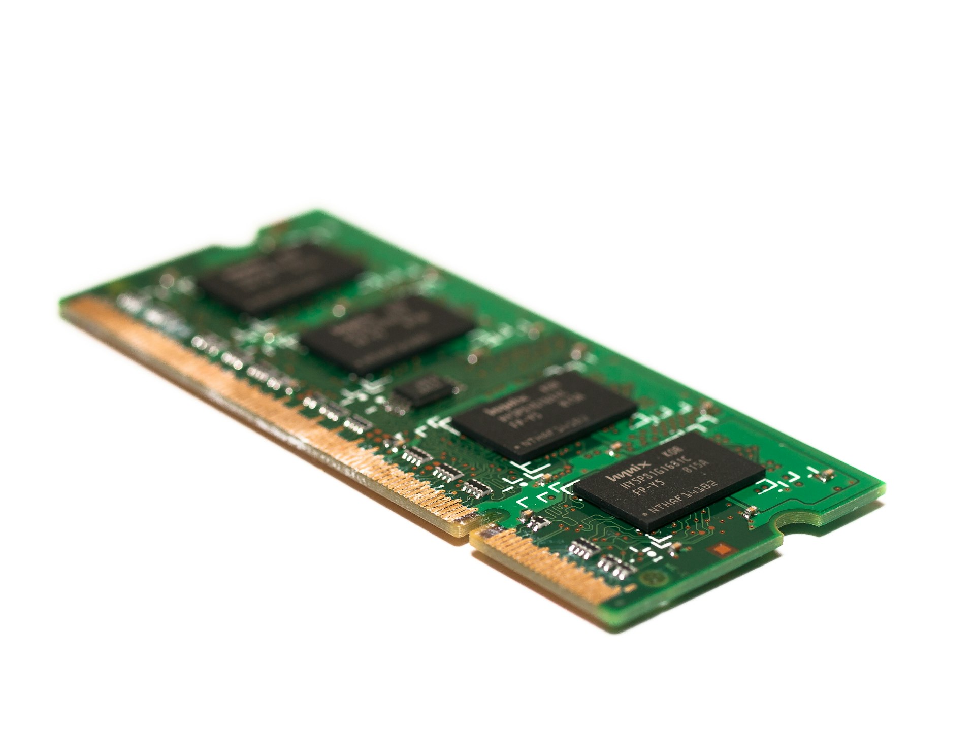 Close-up of a memory chip illustrating Apple CXMT DRAM price rumor 2026